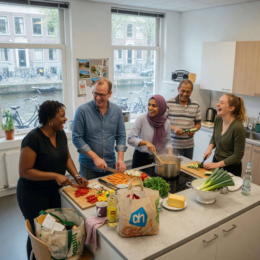 Foto bij de spreekopdracht