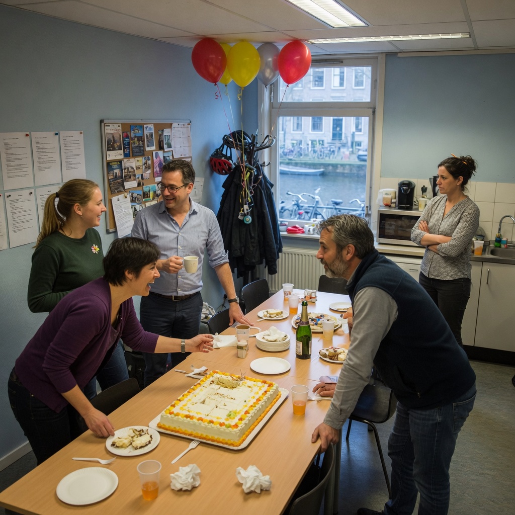 Foto bij de spreekopdracht