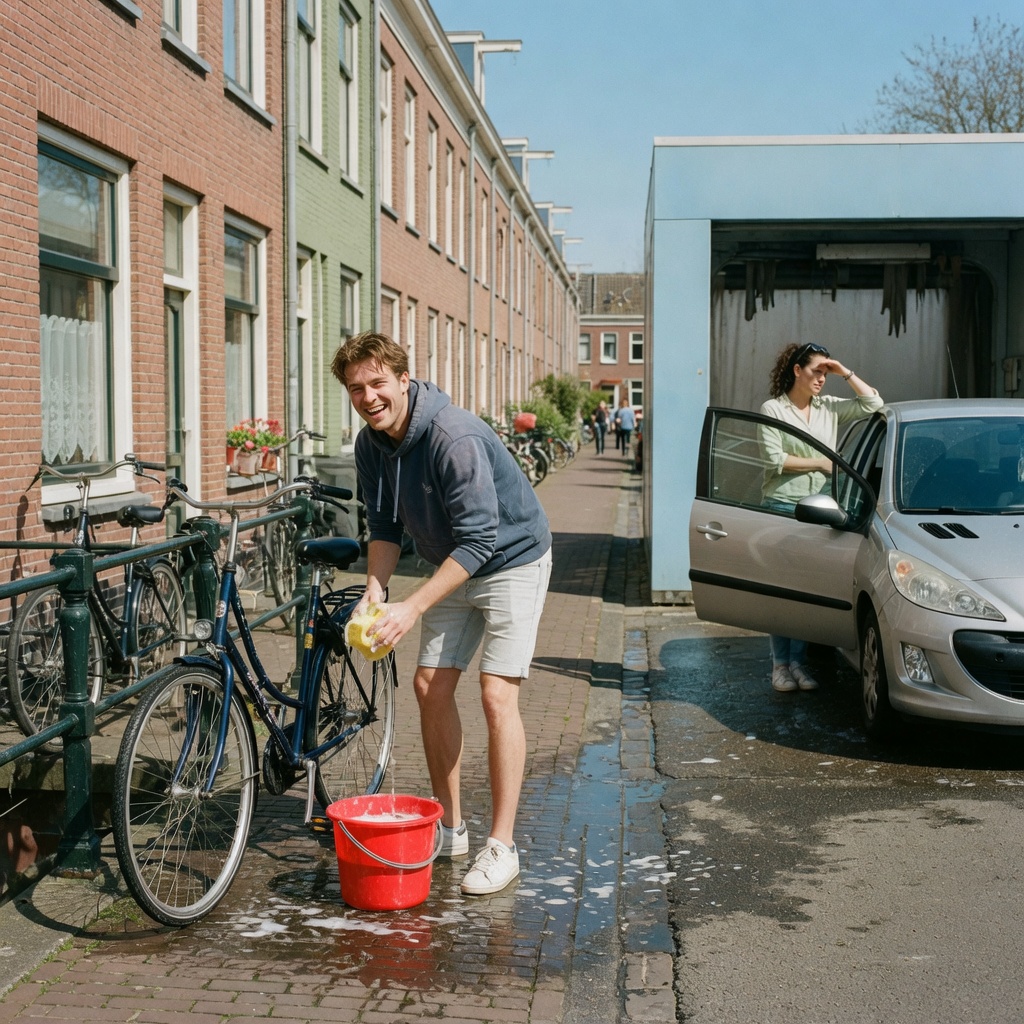 Foto bij de spreekopdracht
