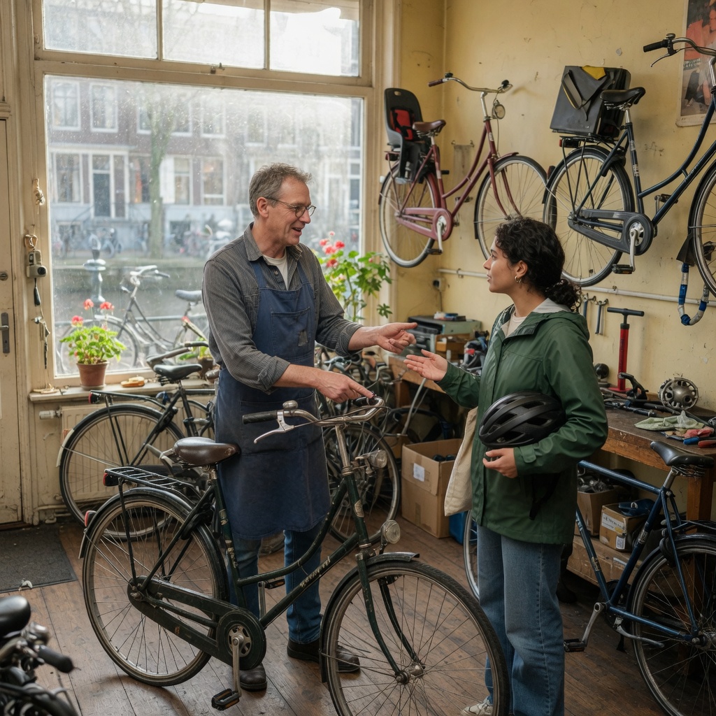 Foto bij de spreekopdracht