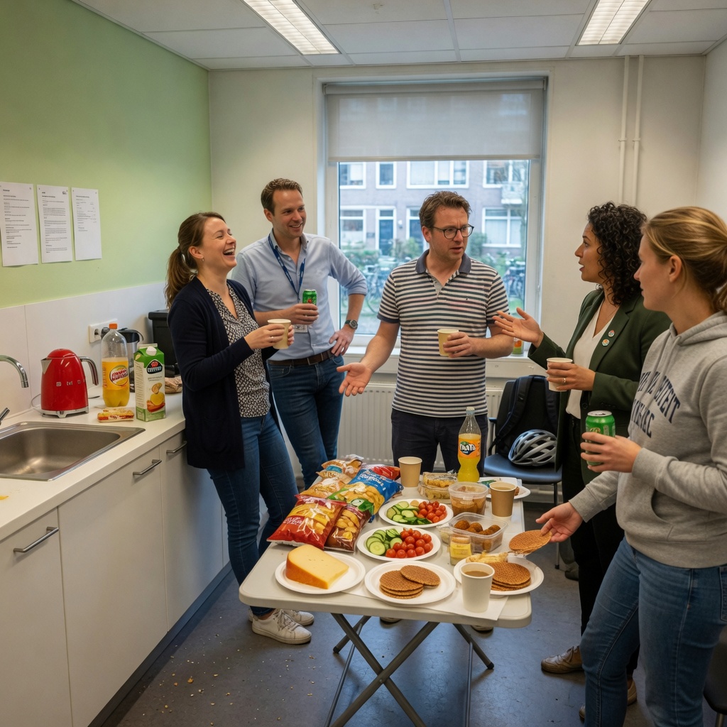 Foto bij de spreekopdracht