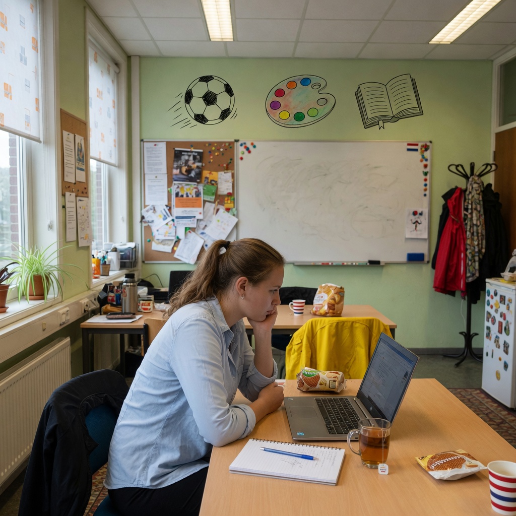 Foto bij de spreekopdracht