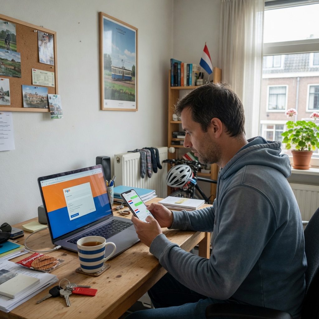 Foto bij de spreekopdracht