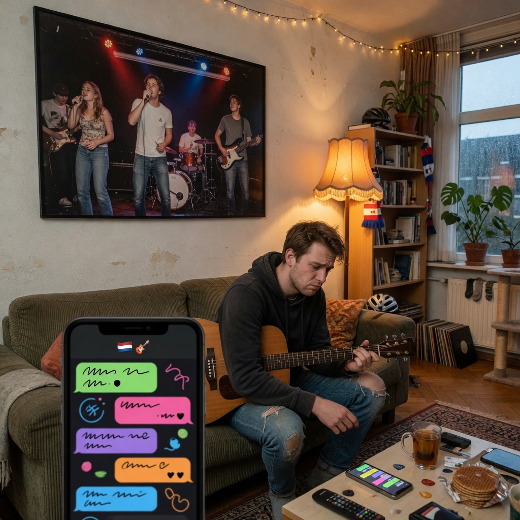 Foto bij de spreekopdracht