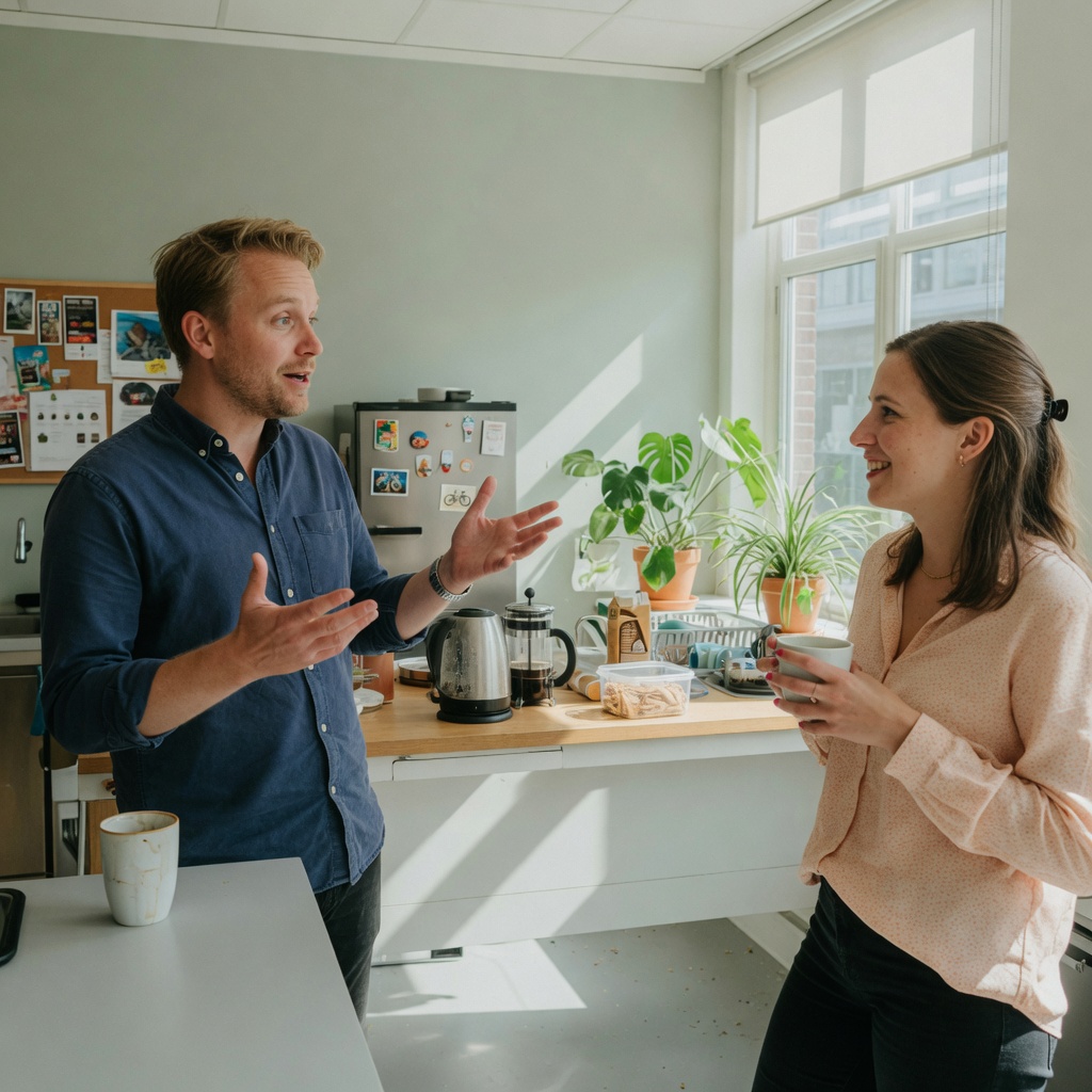 Foto bij de spreekopdracht