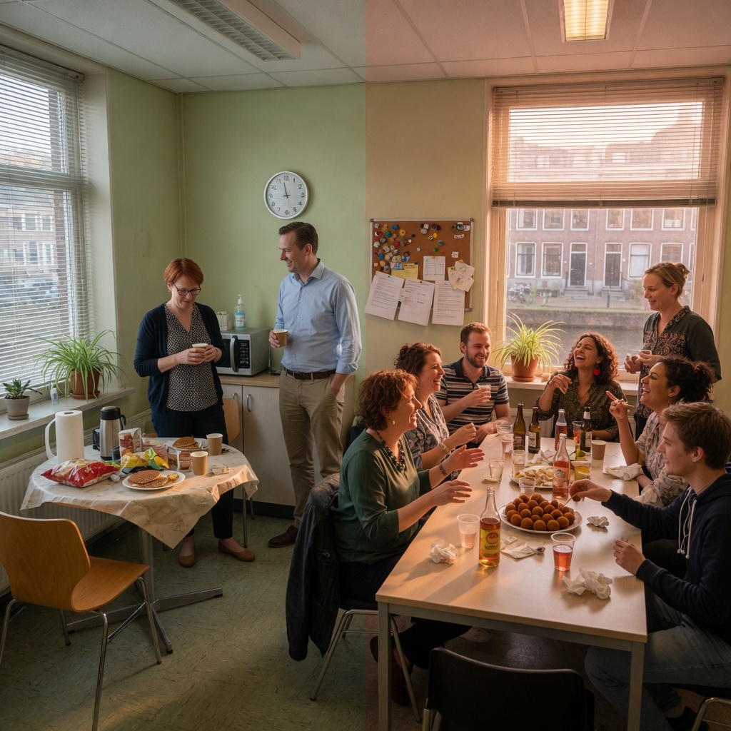 Foto bij de spreekopdracht