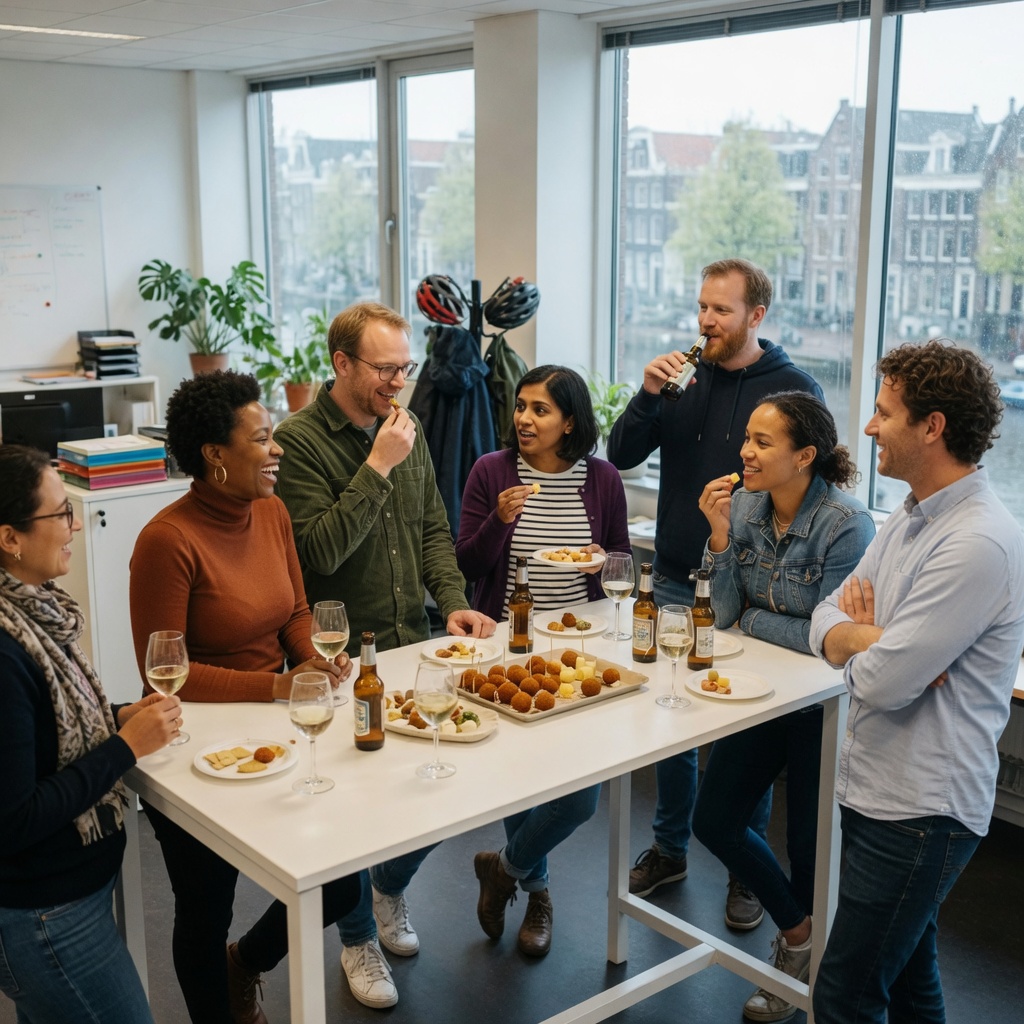 Foto bij de spreekopdracht