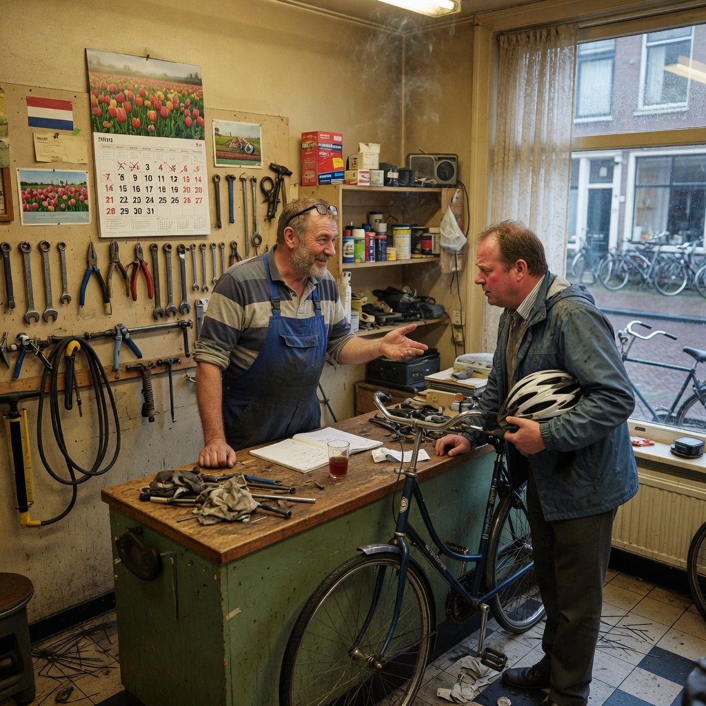 Foto bij de spreekopdracht