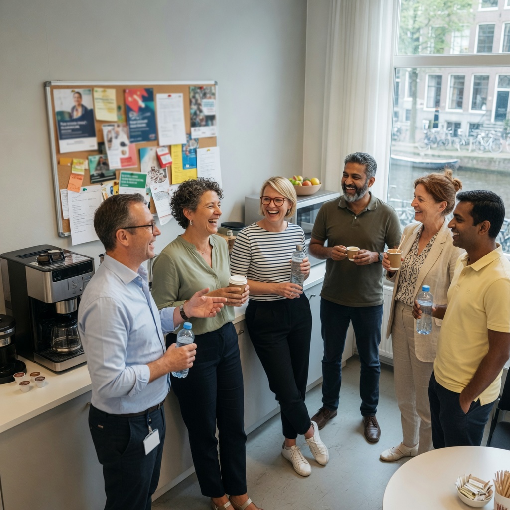 Foto bij de spreekopdracht
