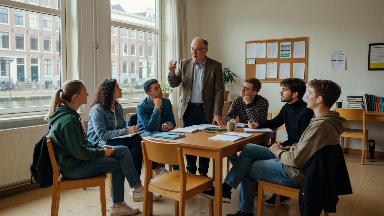 Foto bij de spreekopdracht