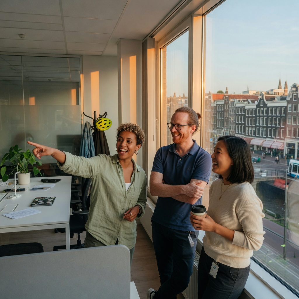 Foto bij de spreekopdracht