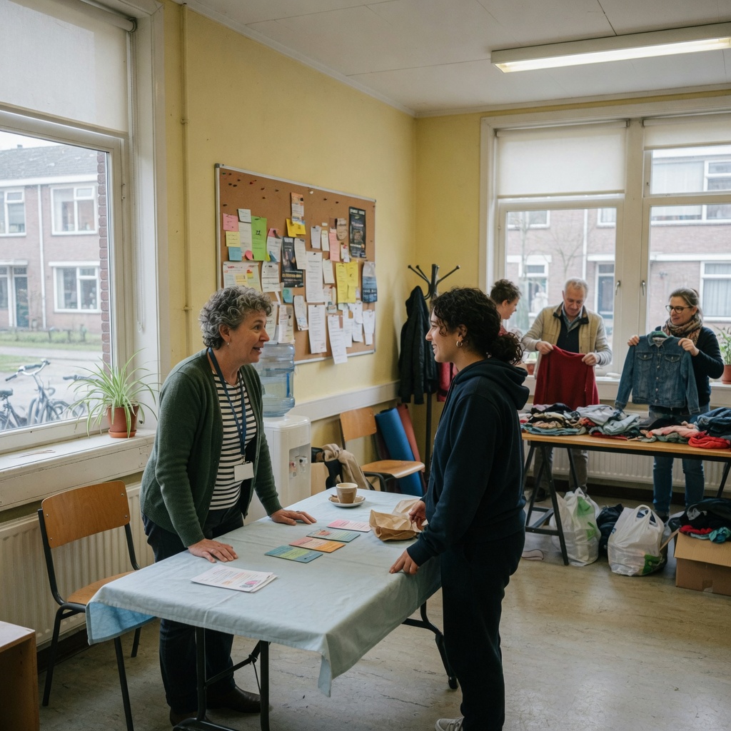 Foto bij de spreekopdracht