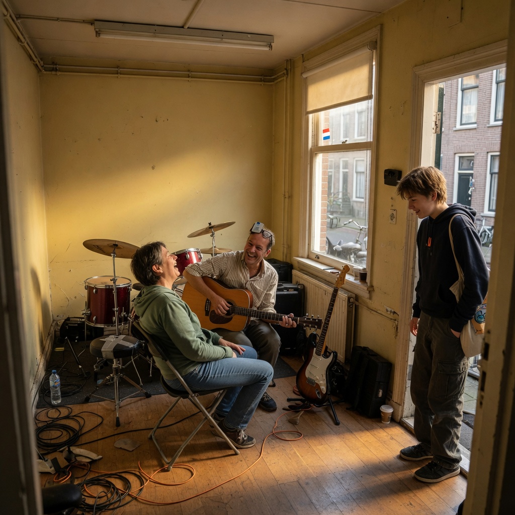 Foto bij de spreekopdracht