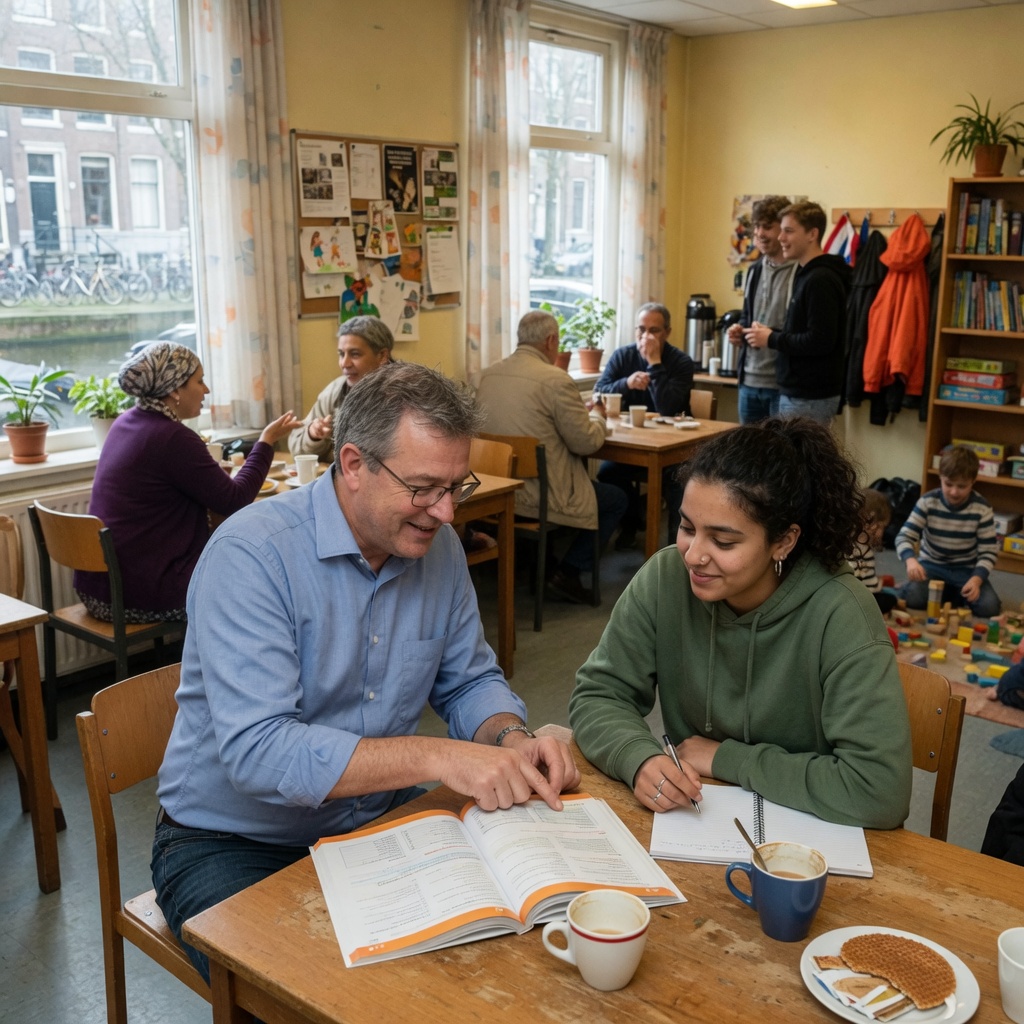 Foto bij de spreekopdracht