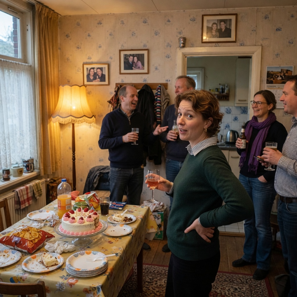 Foto bij de spreekopdracht