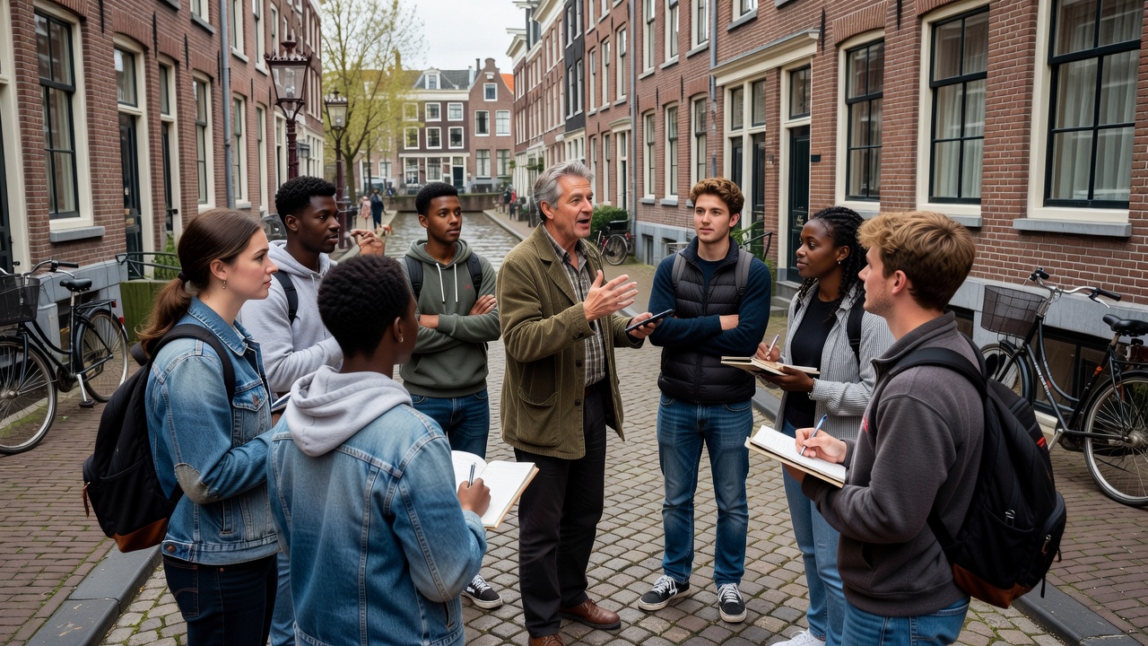 Foto bij de spreekopdracht