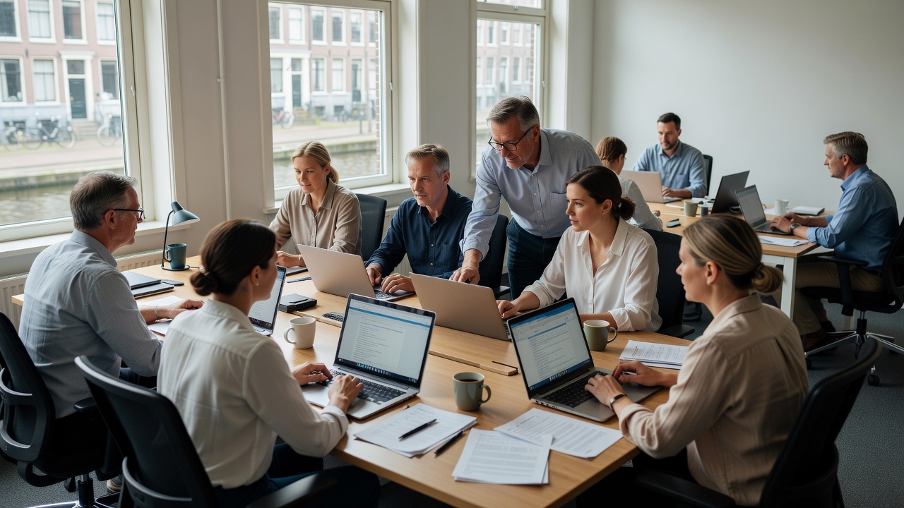 Foto bij de spreekopdracht