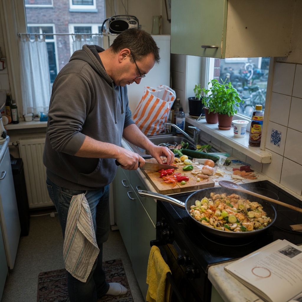 Foto bij de spreekopdracht