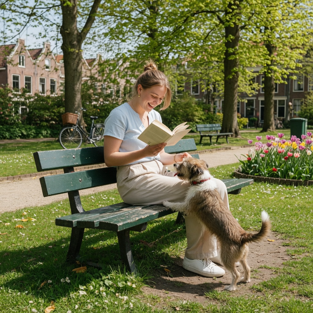 Foto bij de spreekopdracht