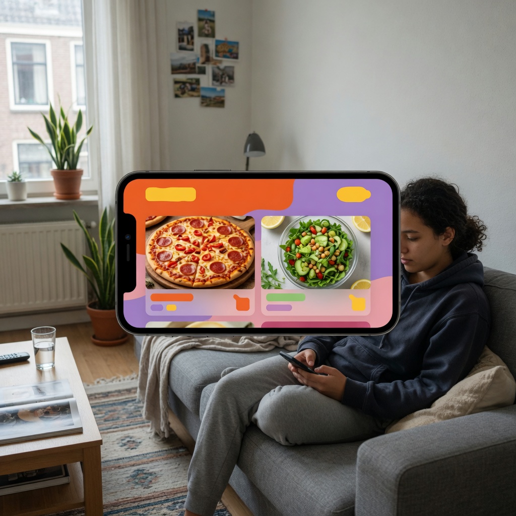 Foto bij de spreekopdracht