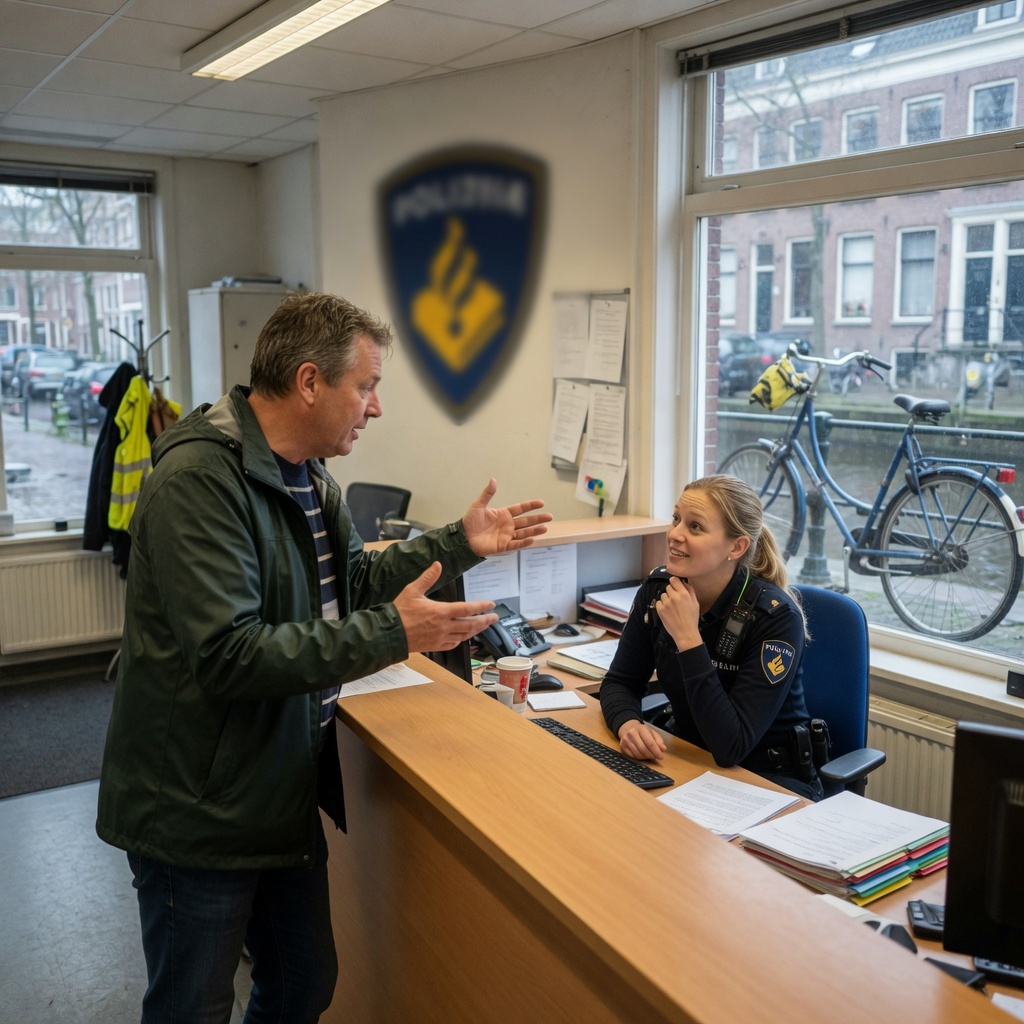 Foto bij de spreekopdracht