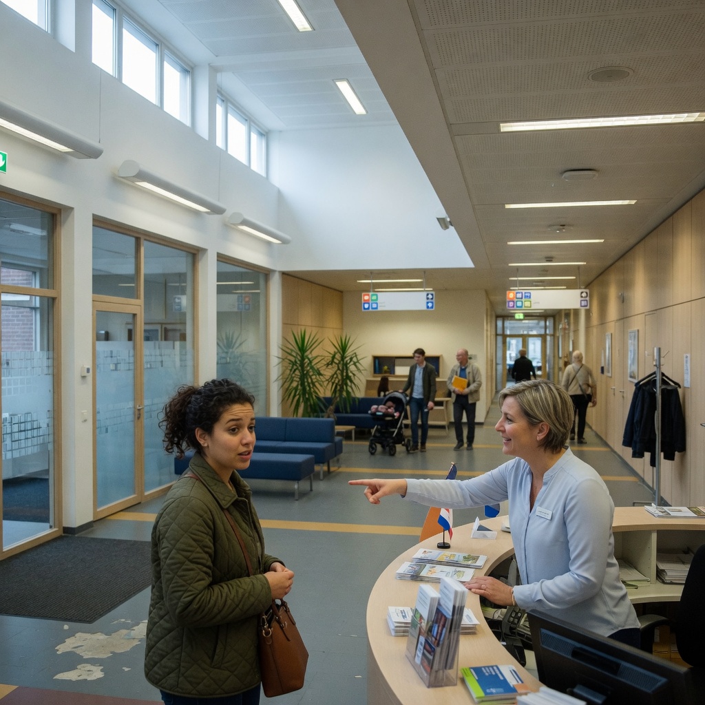 Foto bij de spreekopdracht