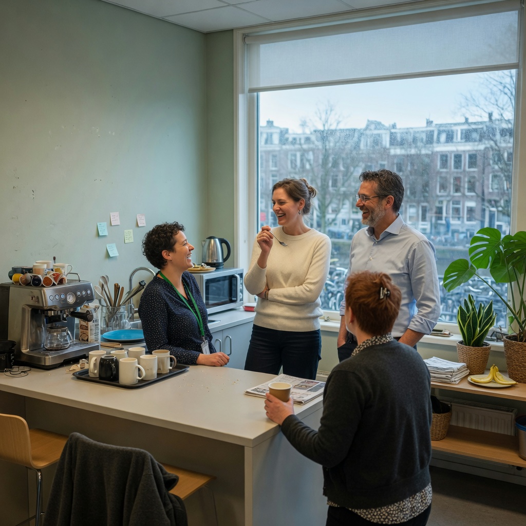 Foto bij de spreekopdracht