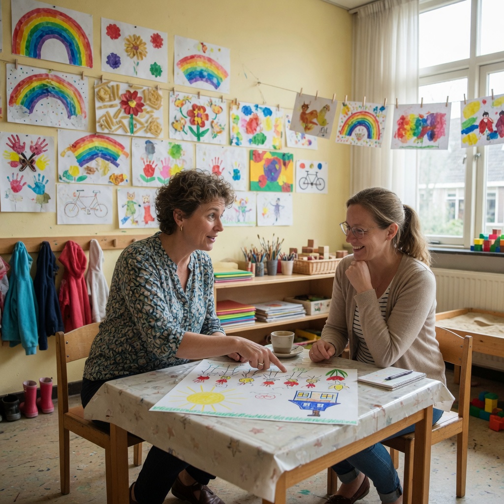 Foto bij de spreekopdracht