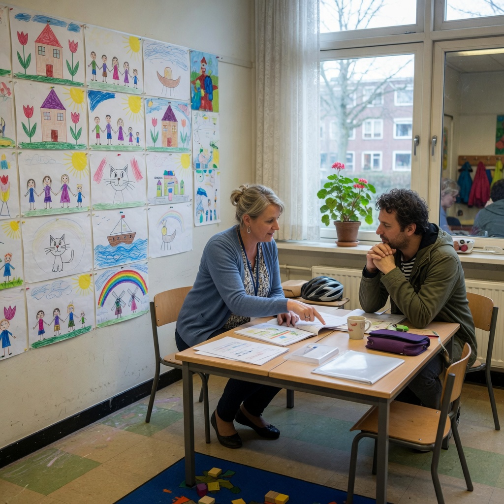 Foto bij de spreekopdracht