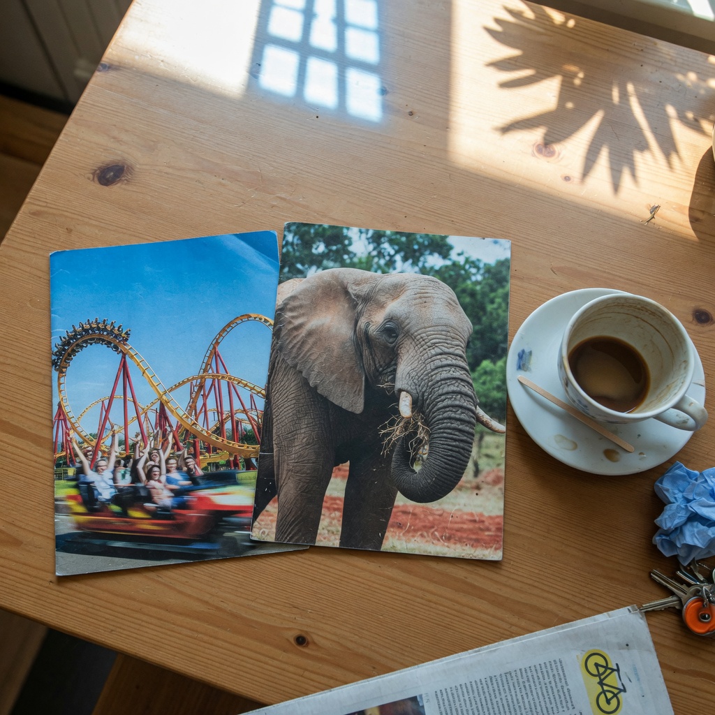 Foto bij de spreekopdracht