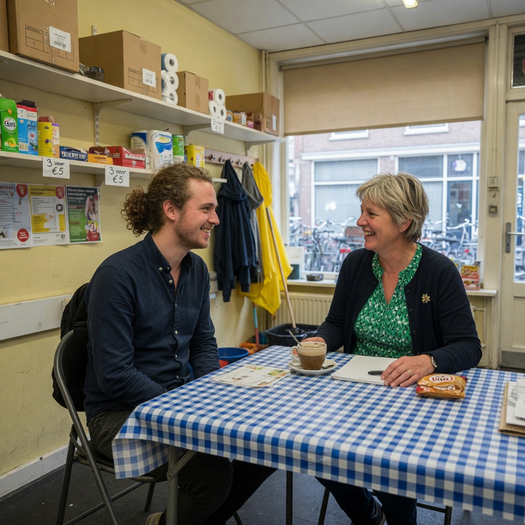 Foto bij de spreekopdracht