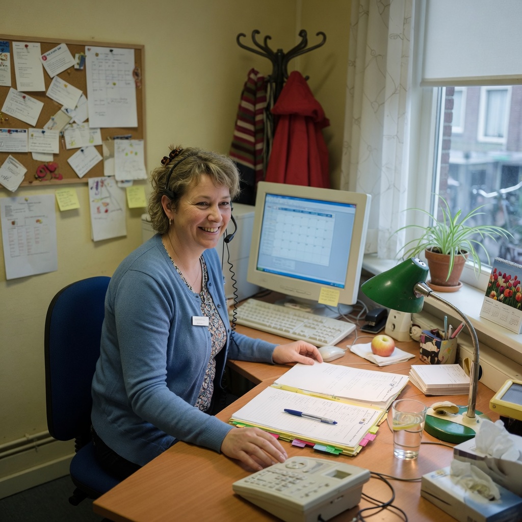 Foto bij de spreekopdracht