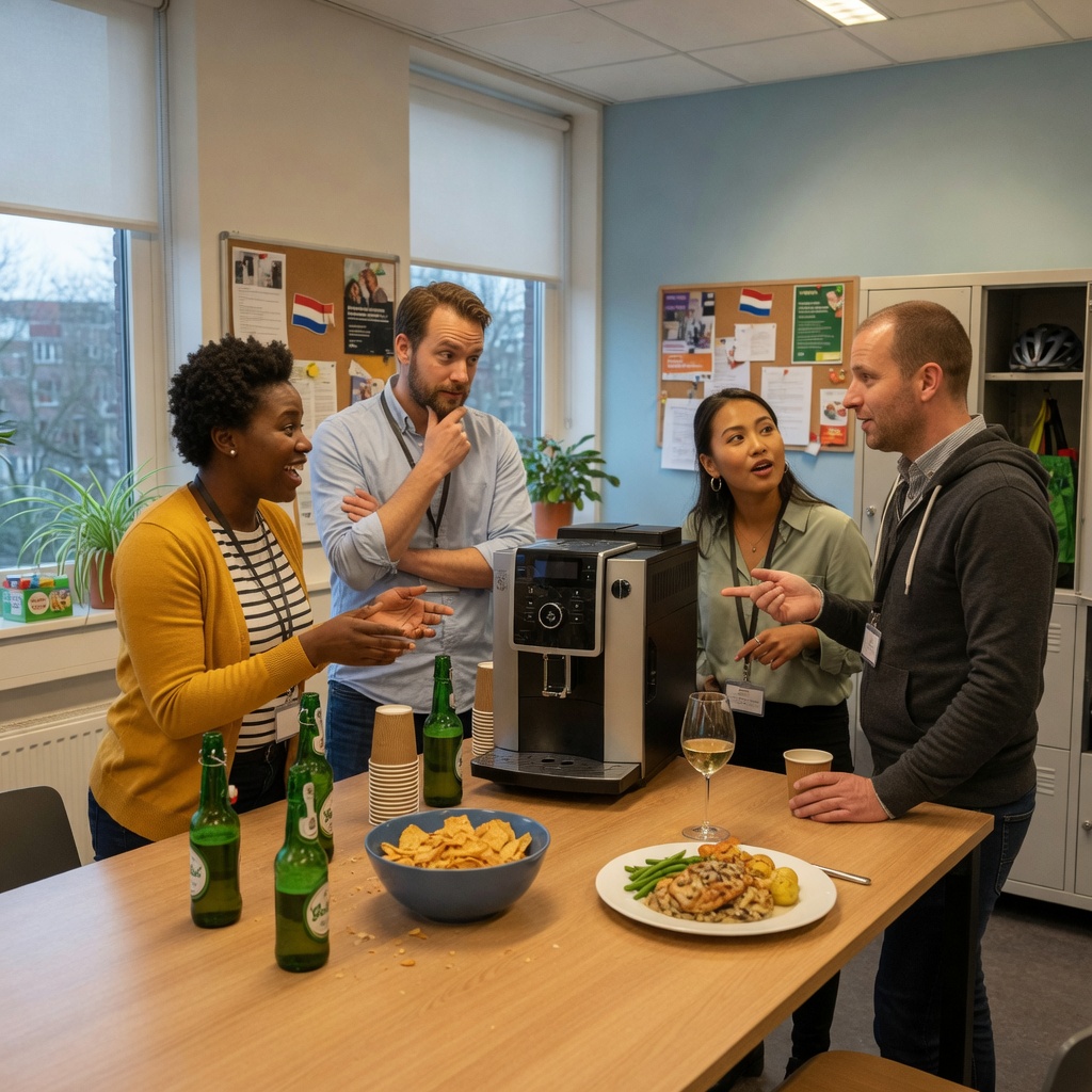 Foto bij de spreekopdracht