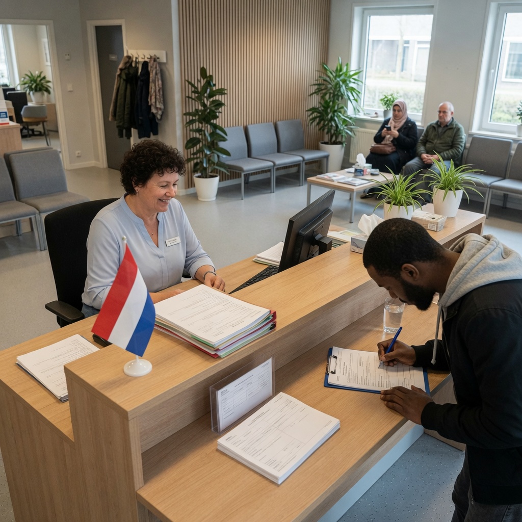 Foto bij de spreekopdracht
