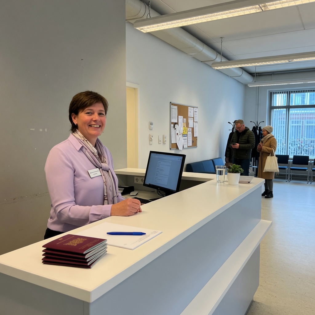 Foto bij de spreekopdracht