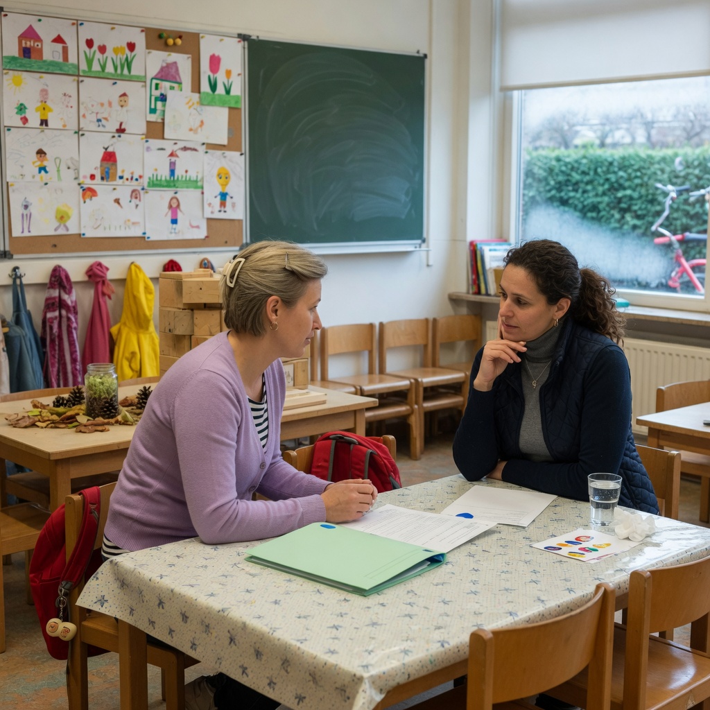 Foto bij de spreekopdracht
