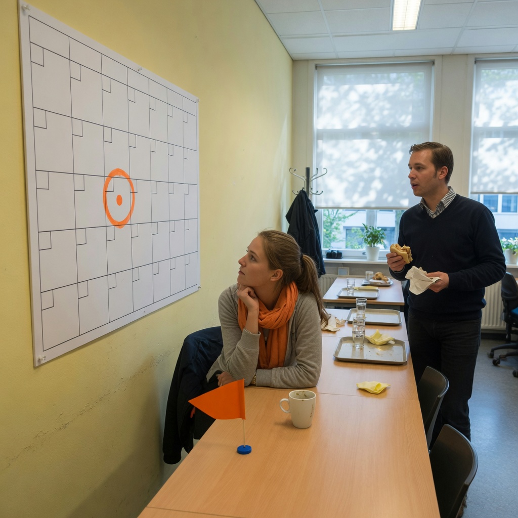 Foto bij de spreekopdracht