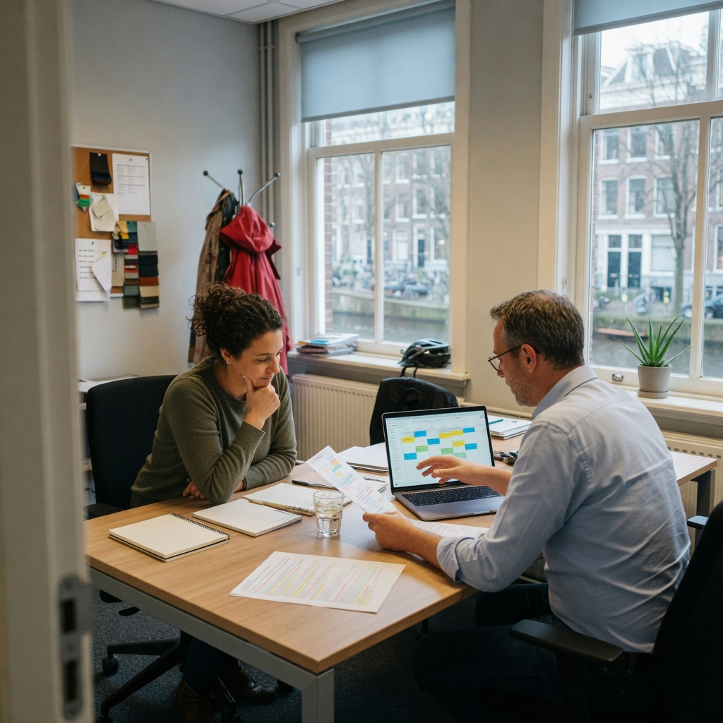 Foto bij de spreekopdracht