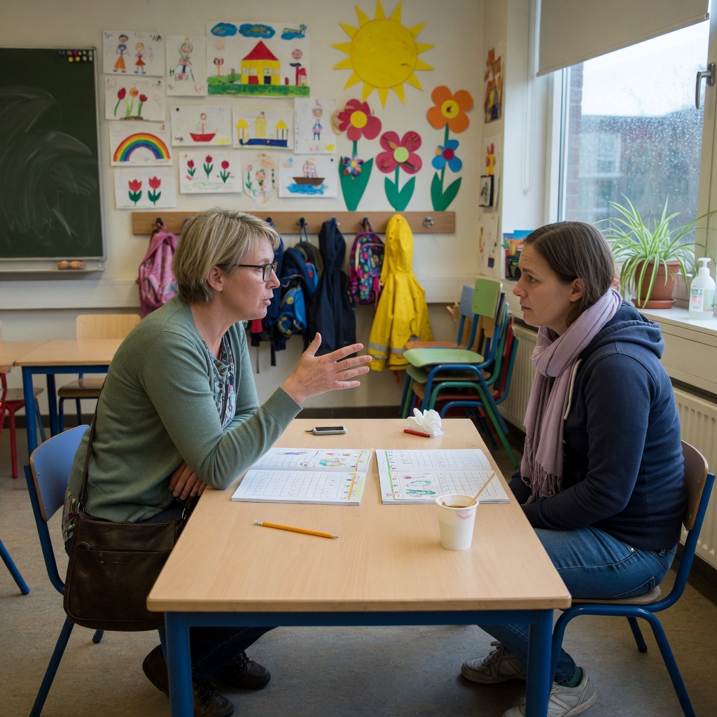 Foto bij de spreekopdracht