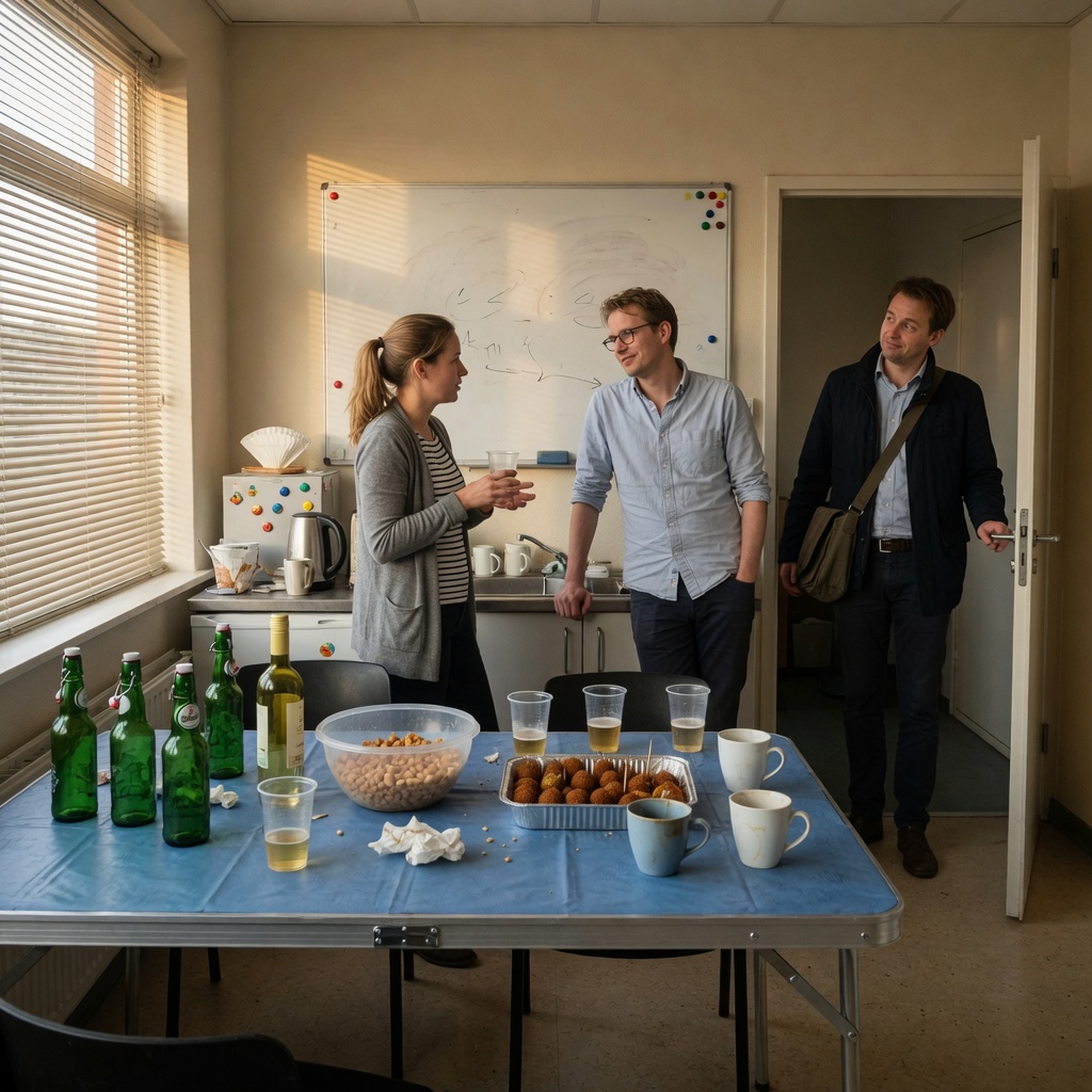 Foto bij de spreekopdracht