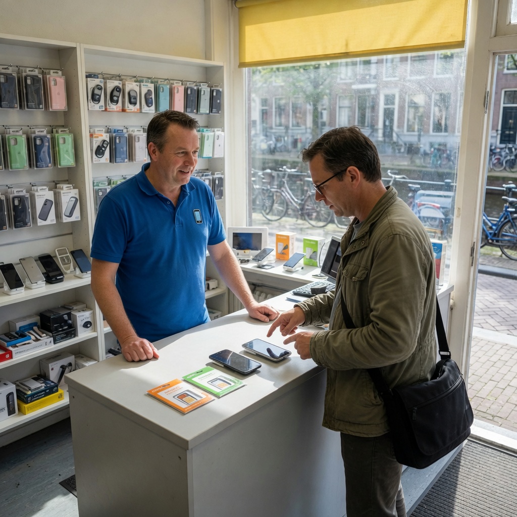 Foto bij de spreekopdracht
