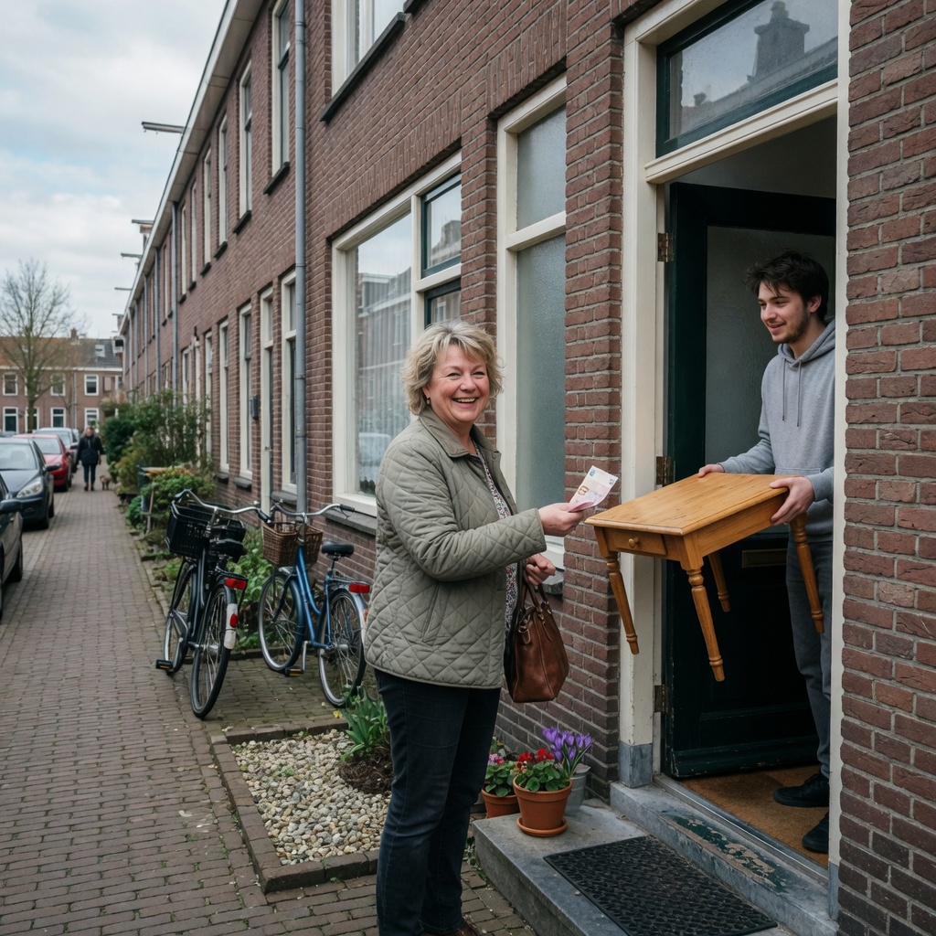Foto bij de spreekopdracht