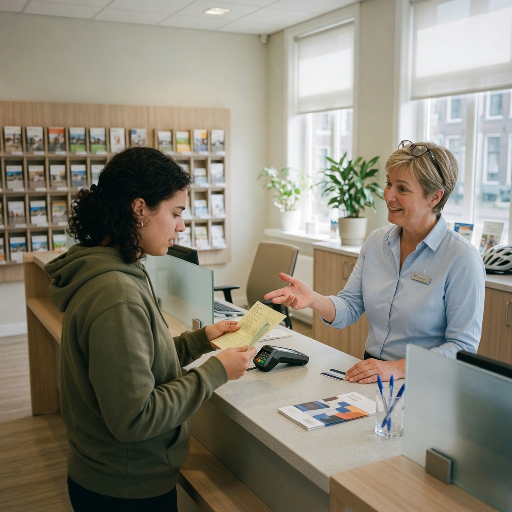 Foto bij de spreekopdracht