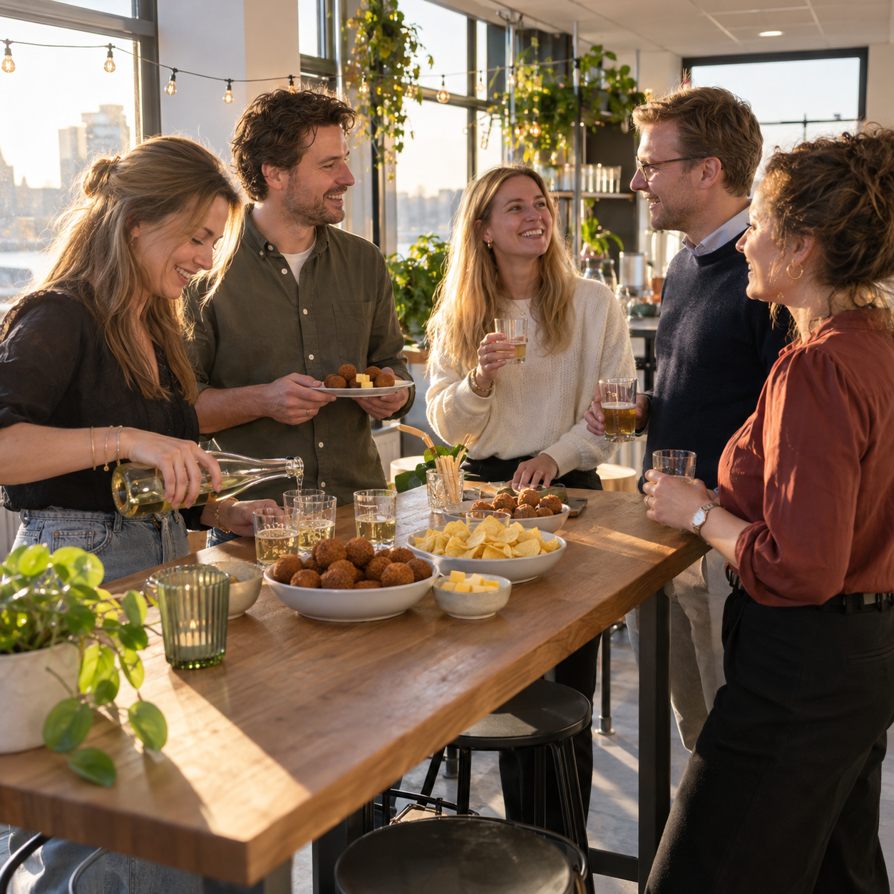 Foto bij de spreekopdracht