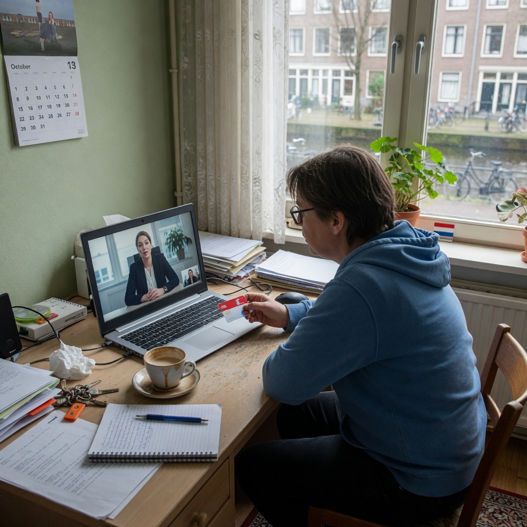 Foto bij de spreekopdracht