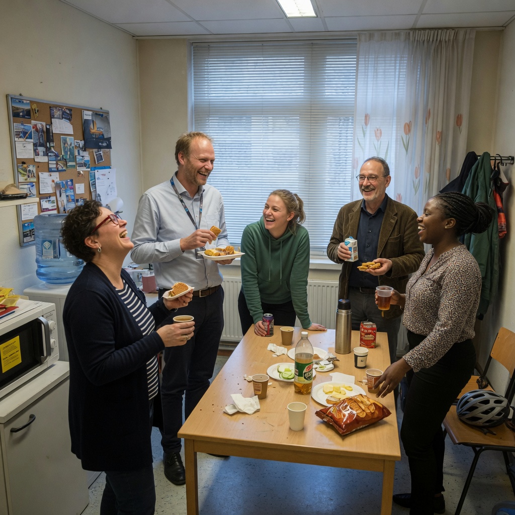 Foto bij de spreekopdracht